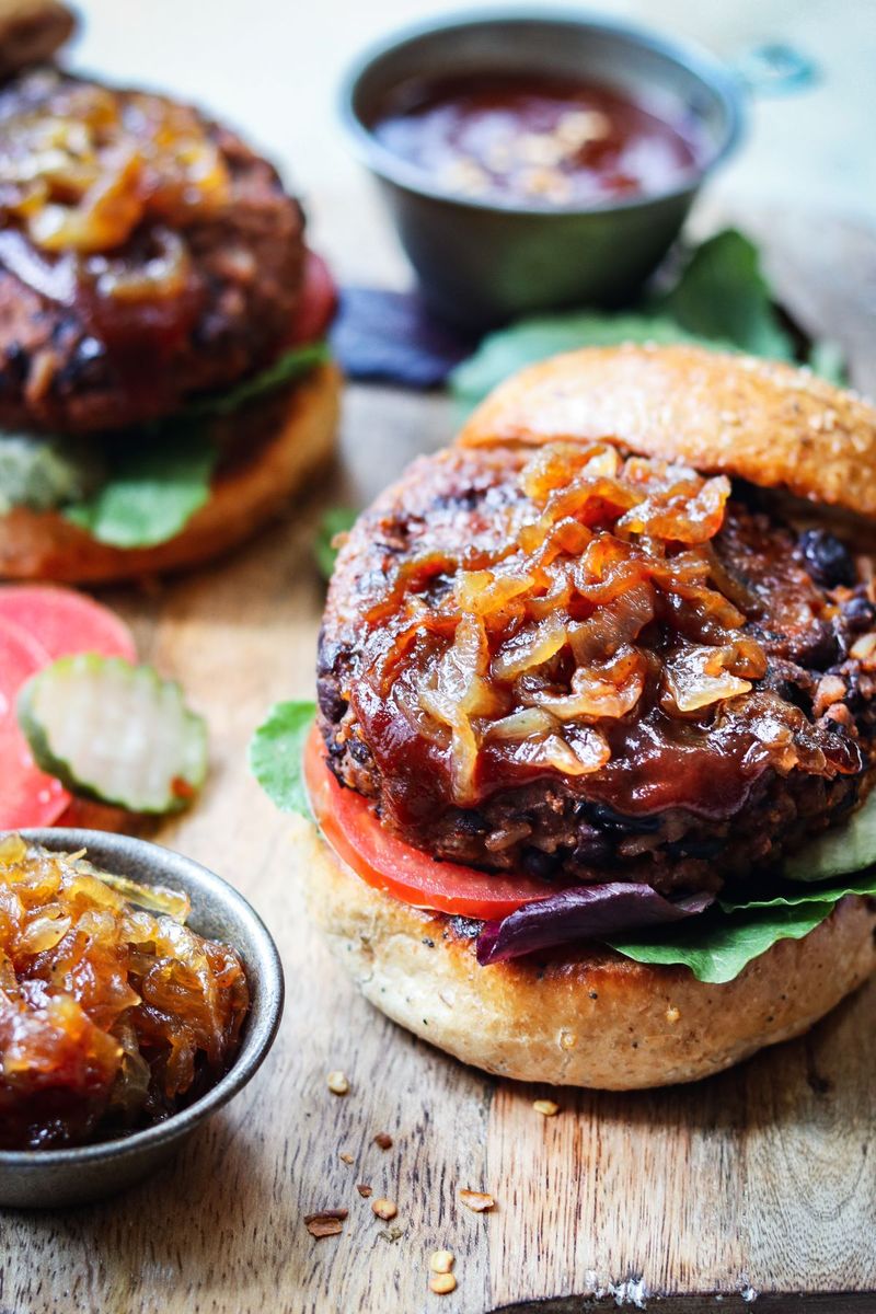 White Bean & Rosemary Burger