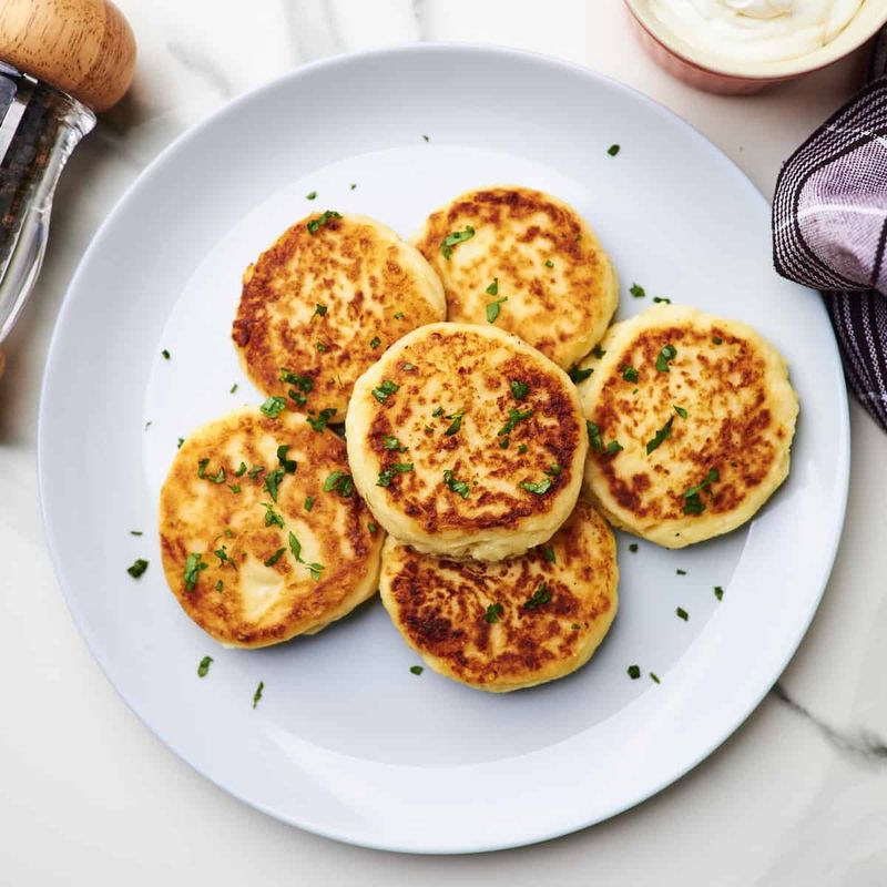 Crispy Mashed Potato Pancakes