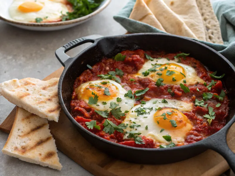 Shakshuka with Tomato Sauce