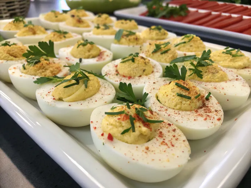 Eggs with Herb Garnish