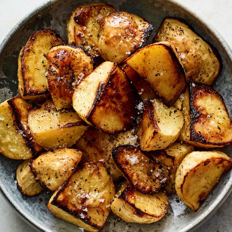 Serv Potatoes Hot