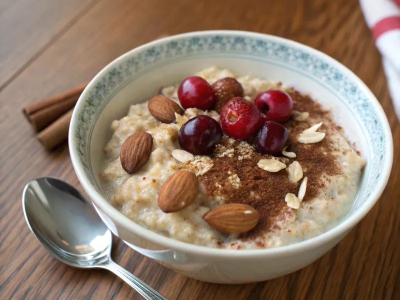 Cherry Oatmeal Toppings