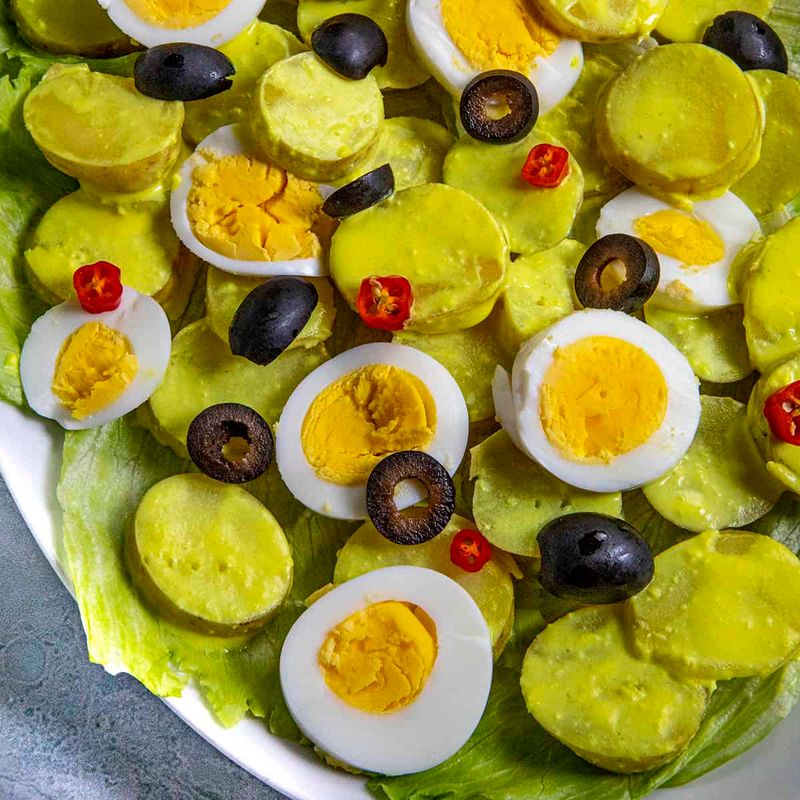 Papas a la Huancaína from Peru