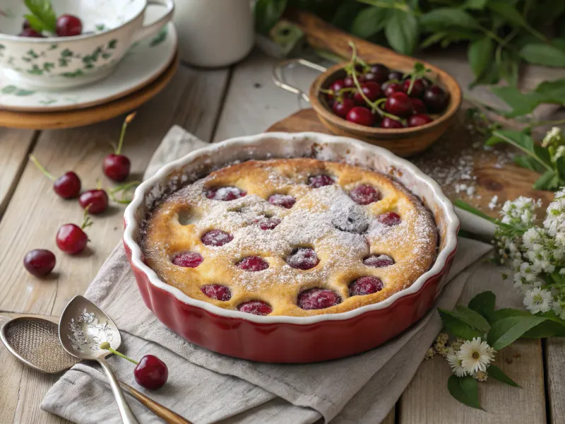 French Cherry Clafoutis