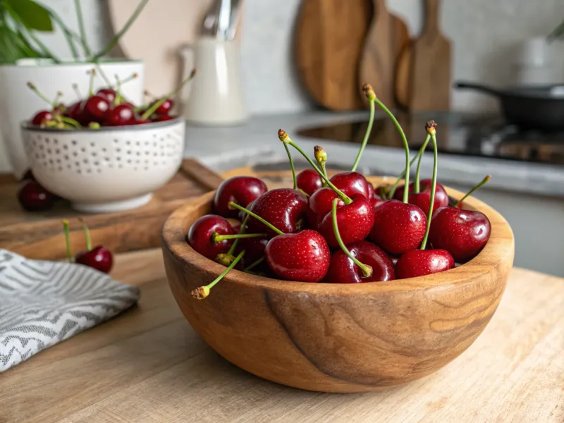 Choosing the Fresh Cherries