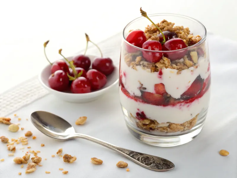 Cherry Yogurt Parfait