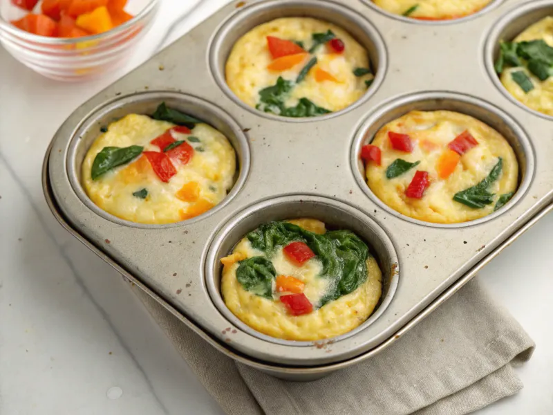 Baked Egg Cups in Muffin Tins
