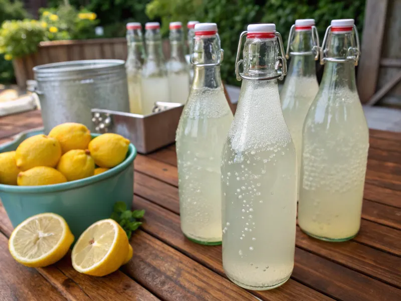 Probiotic Lemon Drinks