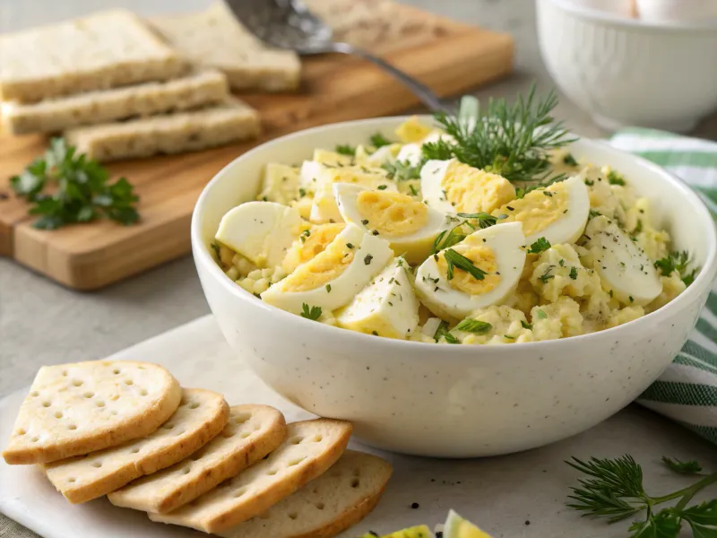 Hard-Boiled Egg Salad