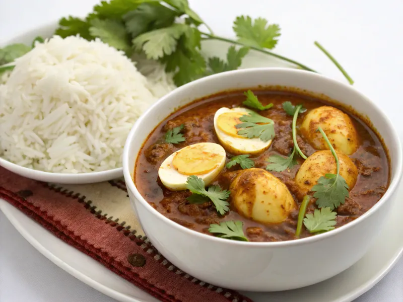 Egg Curry with Spices