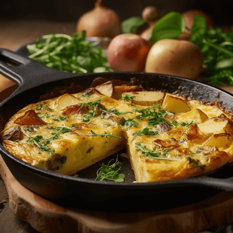 Vegetable Potato Frittata