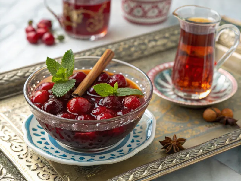 Turkish Cherry Compote