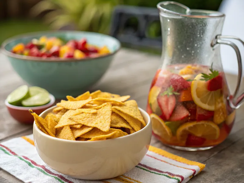 Corn Chips and Agua Fresca