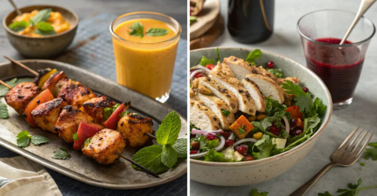10 Lighter Chicken Meals and Drinks That Pair Well