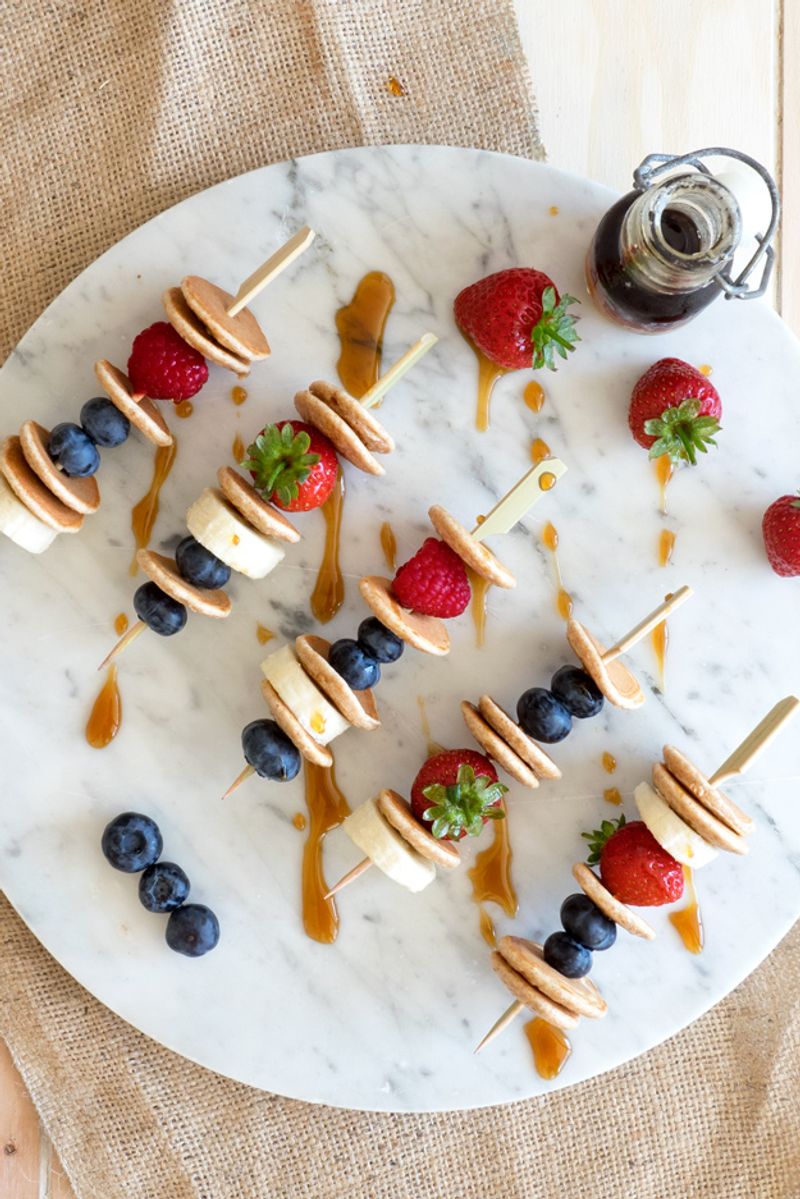 Mini Pancake Breakfast Skewers