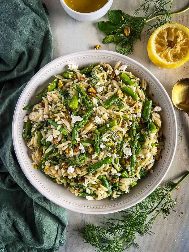 Lemon Herb Orzo Salad