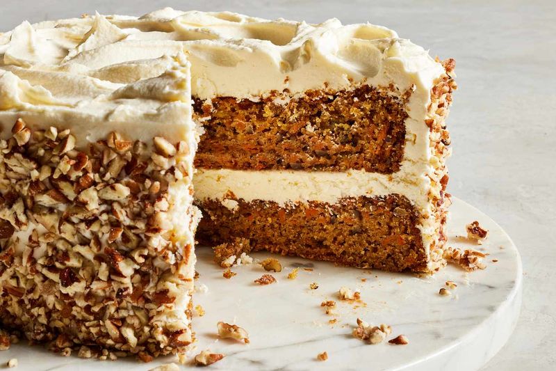 1970 – Carrot Cake with Cream Cheese Frosting