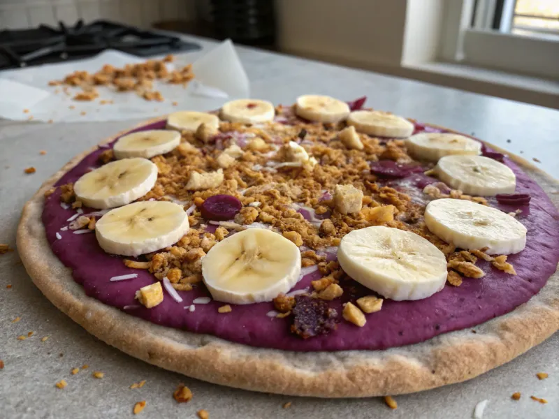 Açaí Bowl Pizza in Brazil