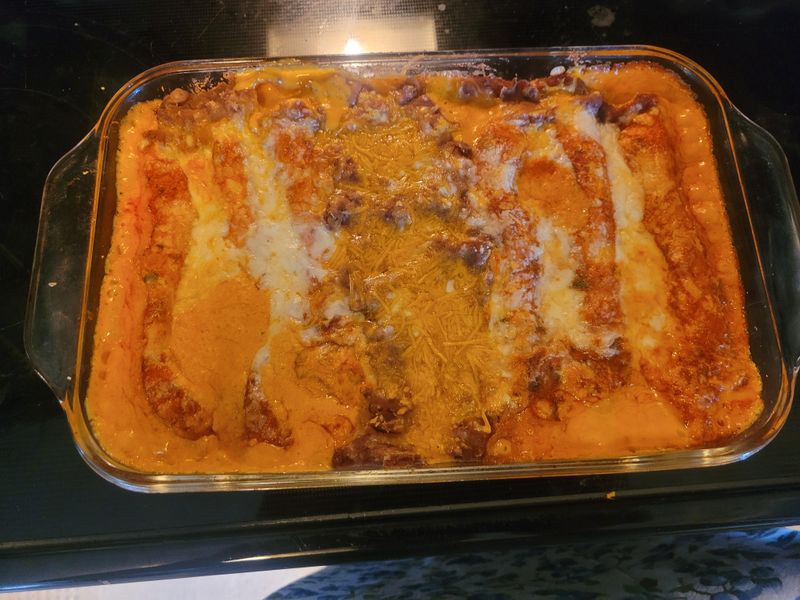 Kroger Cheese Enchiladas (Red Sauce)