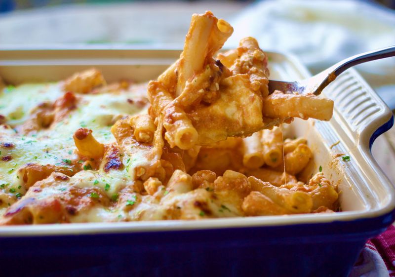 Baked Ziti With Three Cheeses