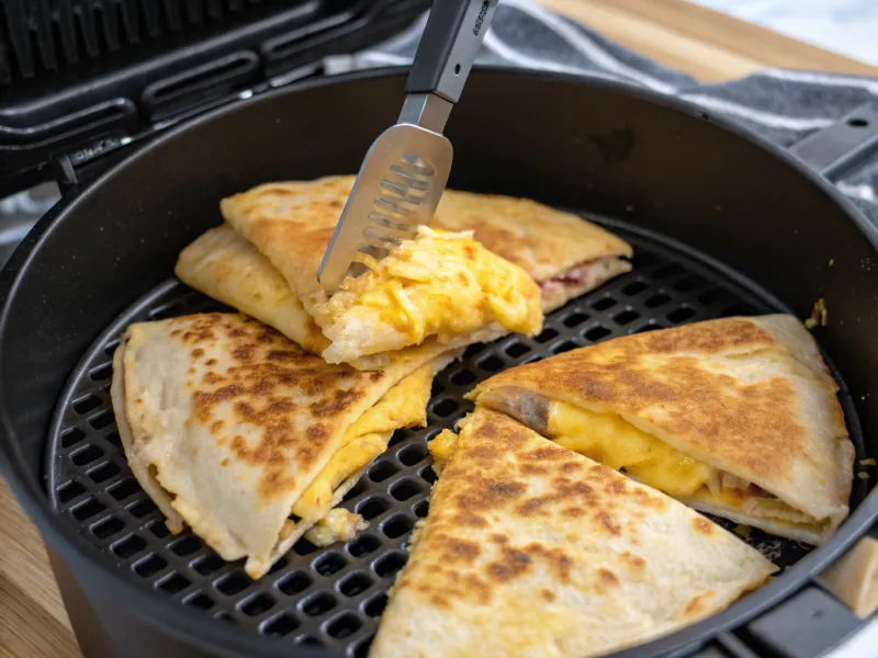 Air Fryer Breakfast Quesadillas