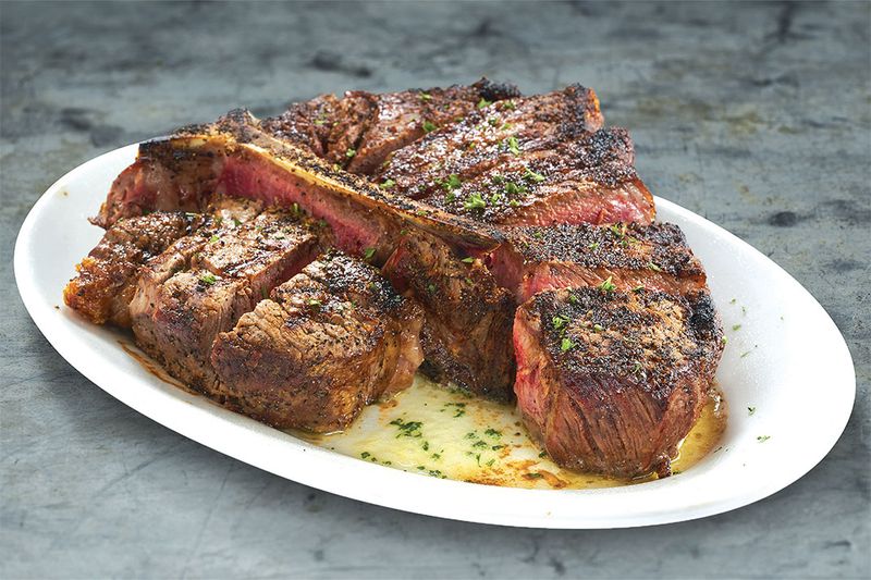 4. The Steaks Come Sizzling — Literally