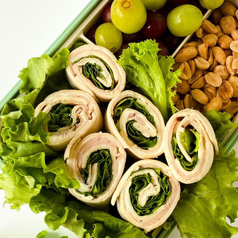 Turkey & Cheese Pinwheels