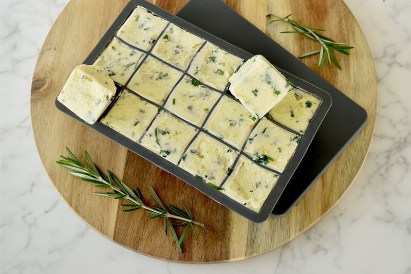 Freeze Leftover Herbs in Olive Oil or Butter