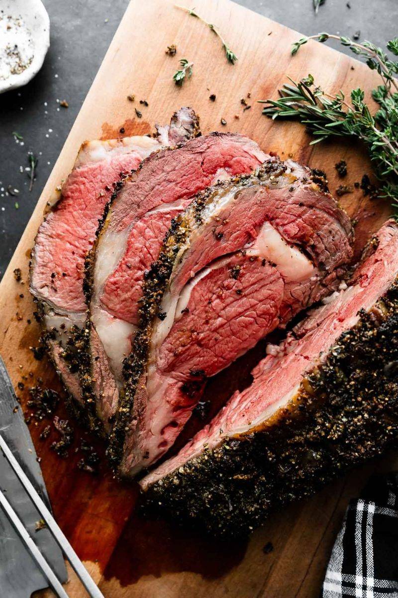 Classic Herb-Crusted Prime Rib Roast