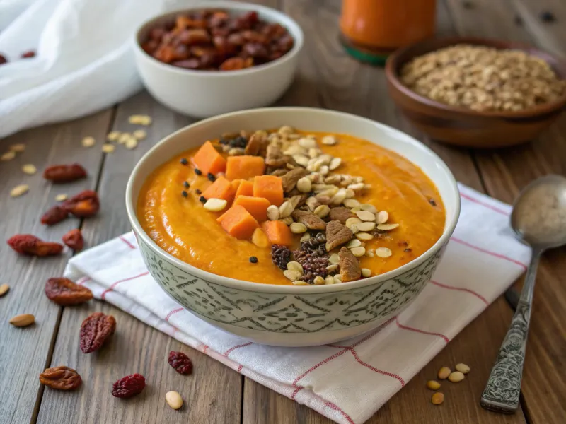 Sea Buckthorn Smoothie Bowls in Tibet