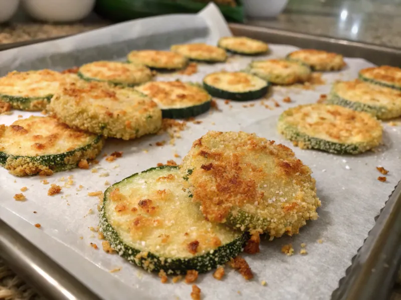 Zucchini Parmesan Chips