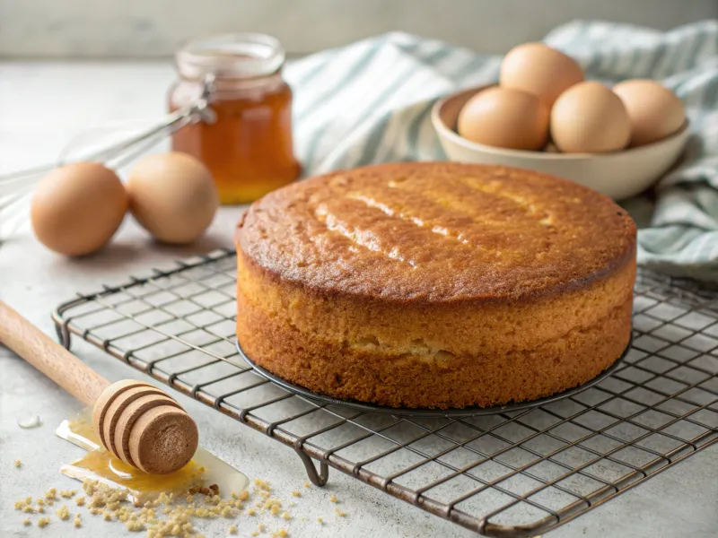 Honey Cake with Eggs