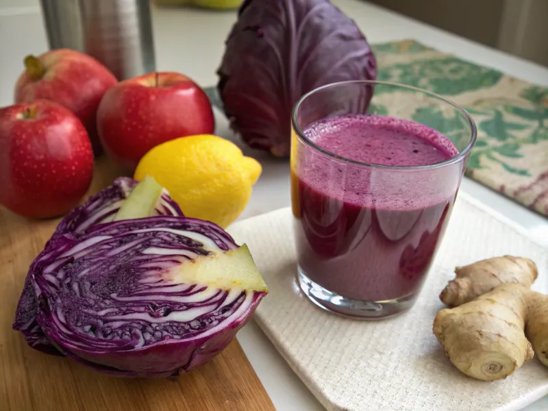 Purple Cabbage Apple Mix