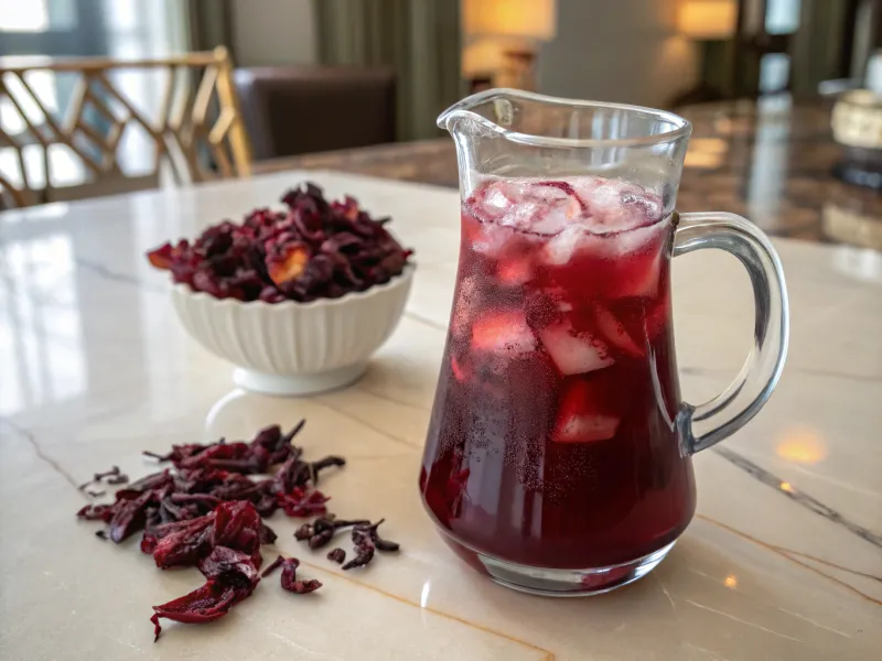 Iced Hibiscus Tea