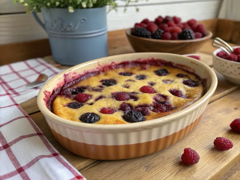 French Clafoutis with Berries