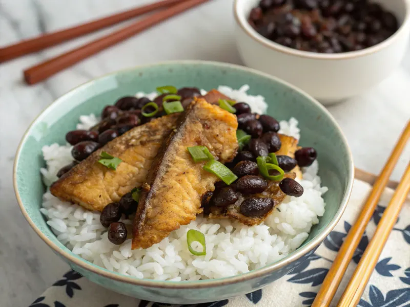 Fried Dace with Salted Black Beans (Chinese Preserved Fish)