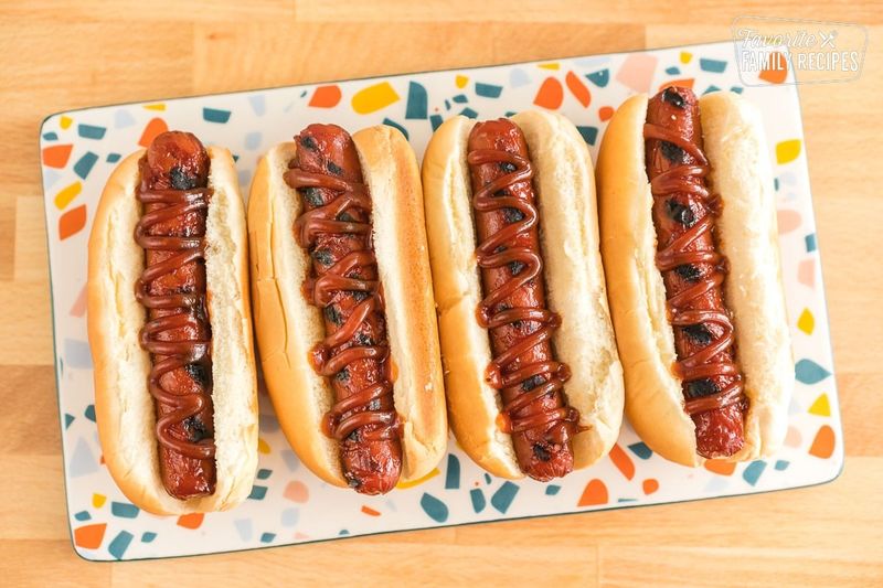 Drizzle with BBQ Sauce