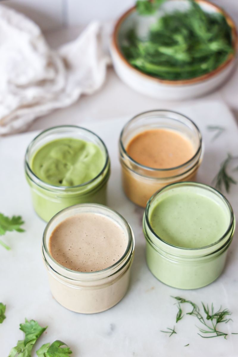 Make your own sauces or dressings