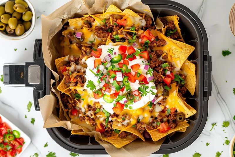 Air Fryer Nacho Bites
