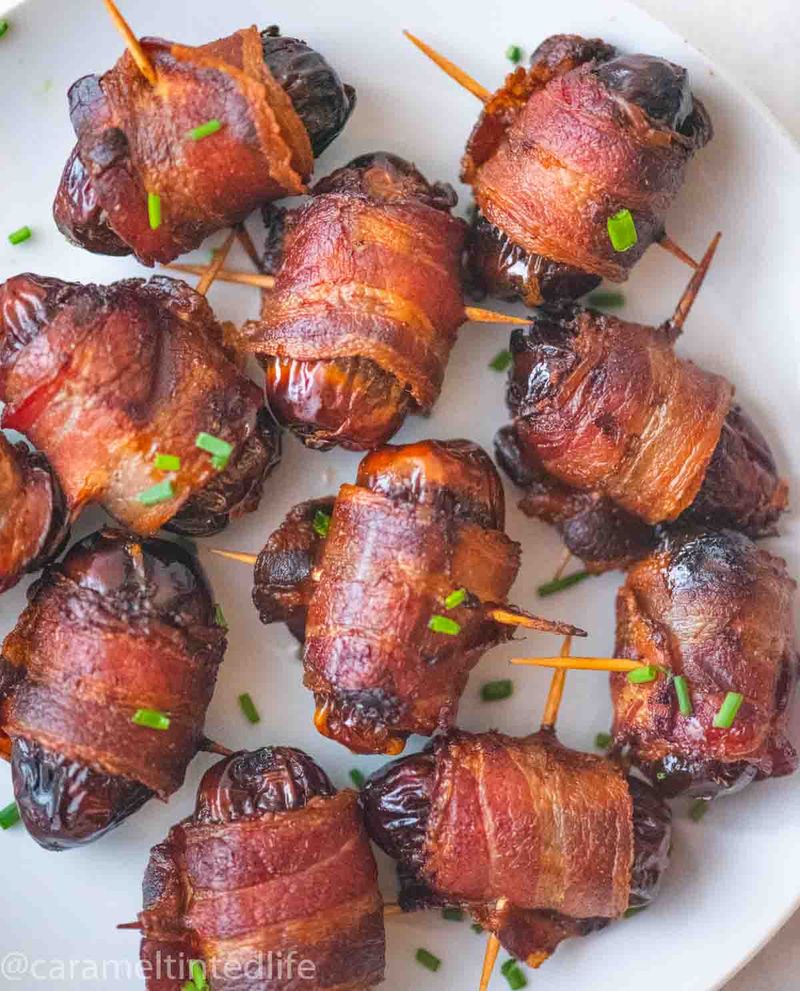 Air Fryer Bacon-Wrapped Dates