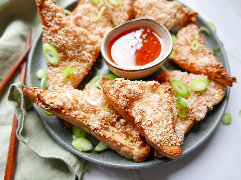 Air Fryer Shrimp Toasts