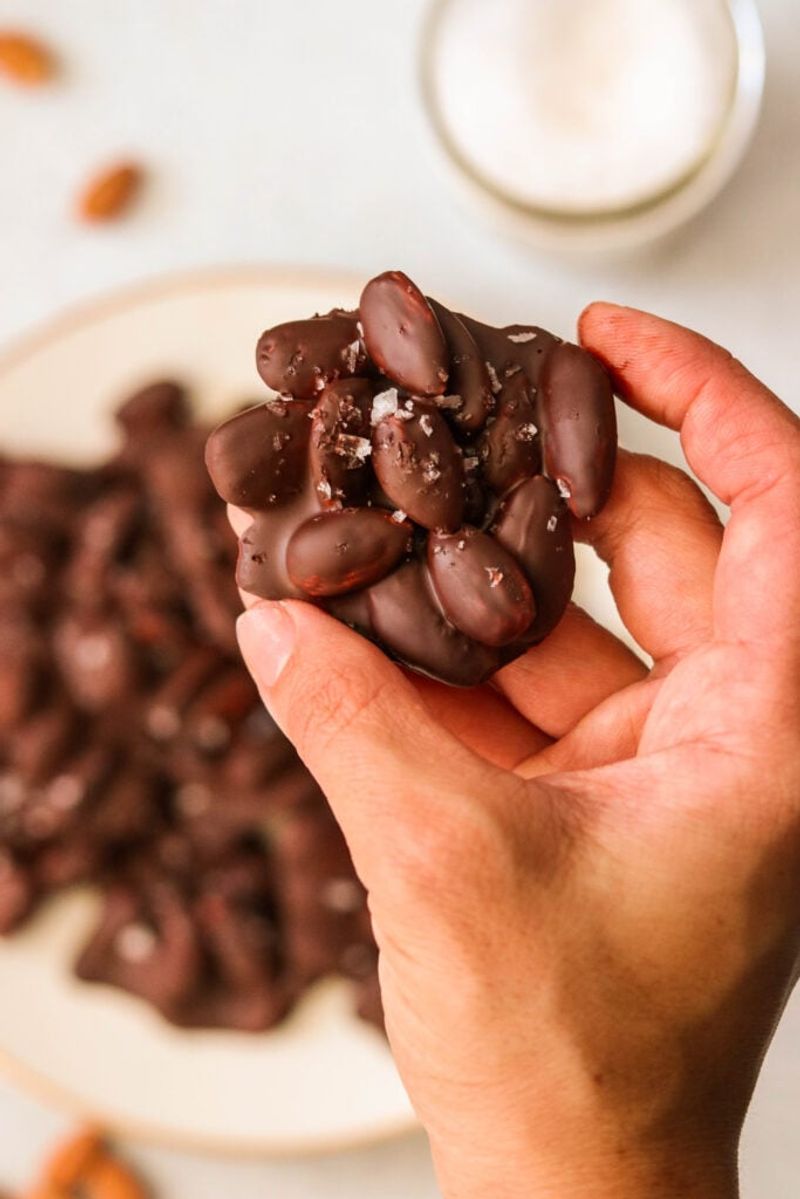 Dark Chocolate-Covered Almonds