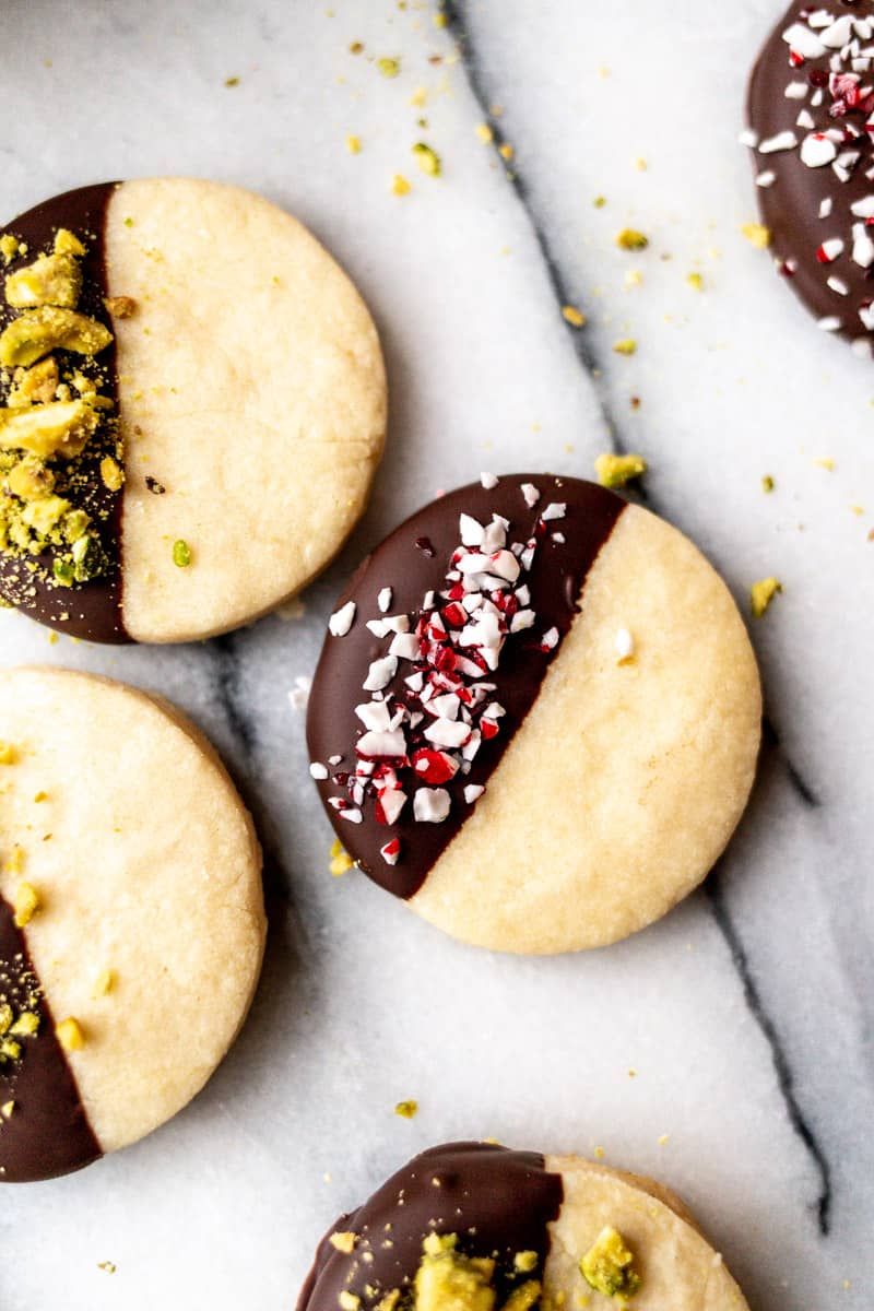 Chocolate-Dipped Shortbread