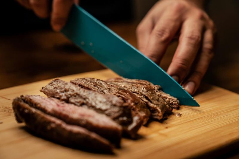 Let meat rest before slicing