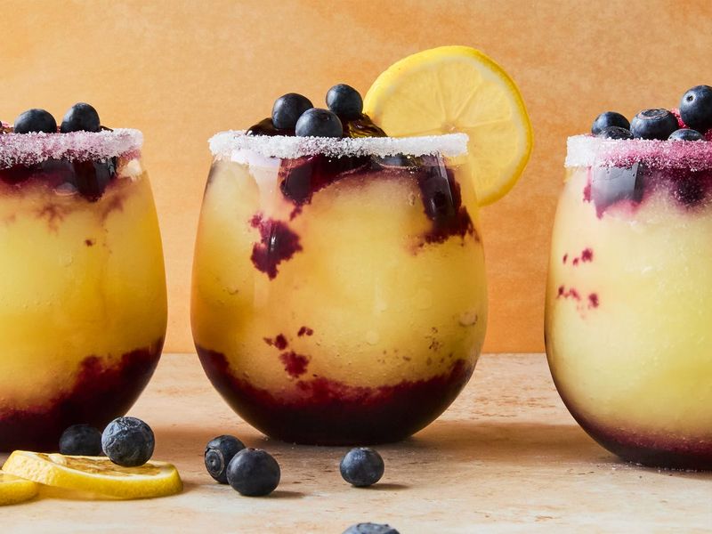 Blueberry Lemonade Slushies