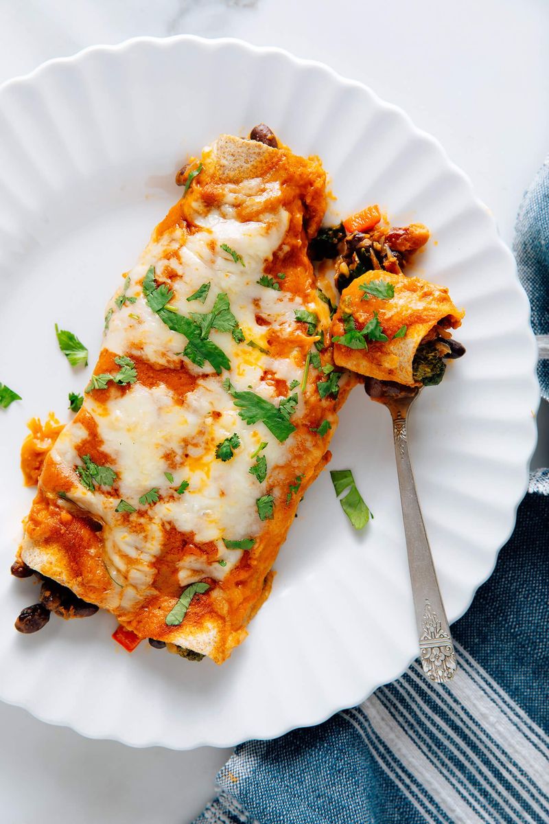 Amy’s Veggie & Black Bean Enchiladas