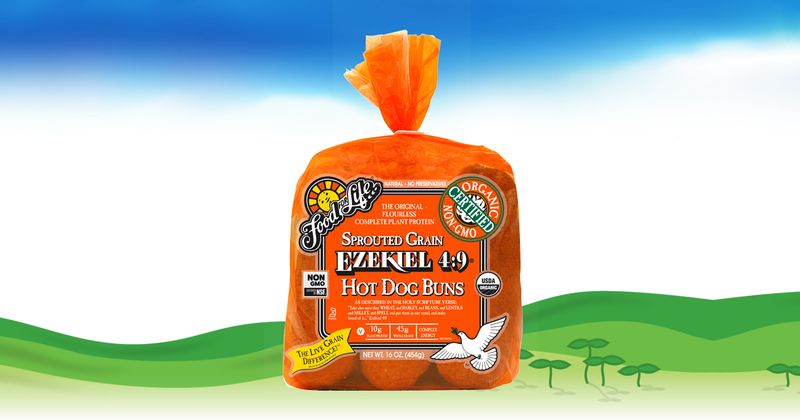 Ezekiel 4:9 Sprouted Hot Dog Buns