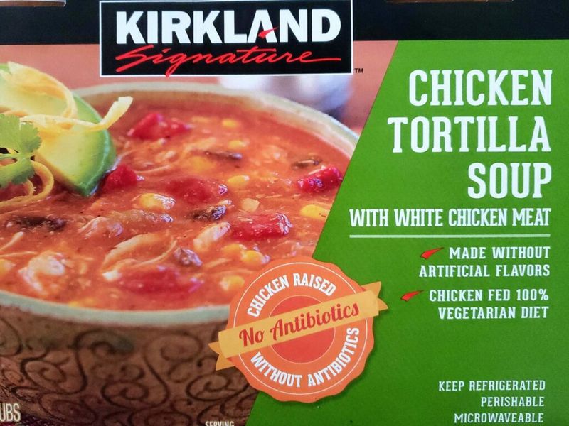 Kirkland Signature Chicken Tortilla Soup (from Costco)
