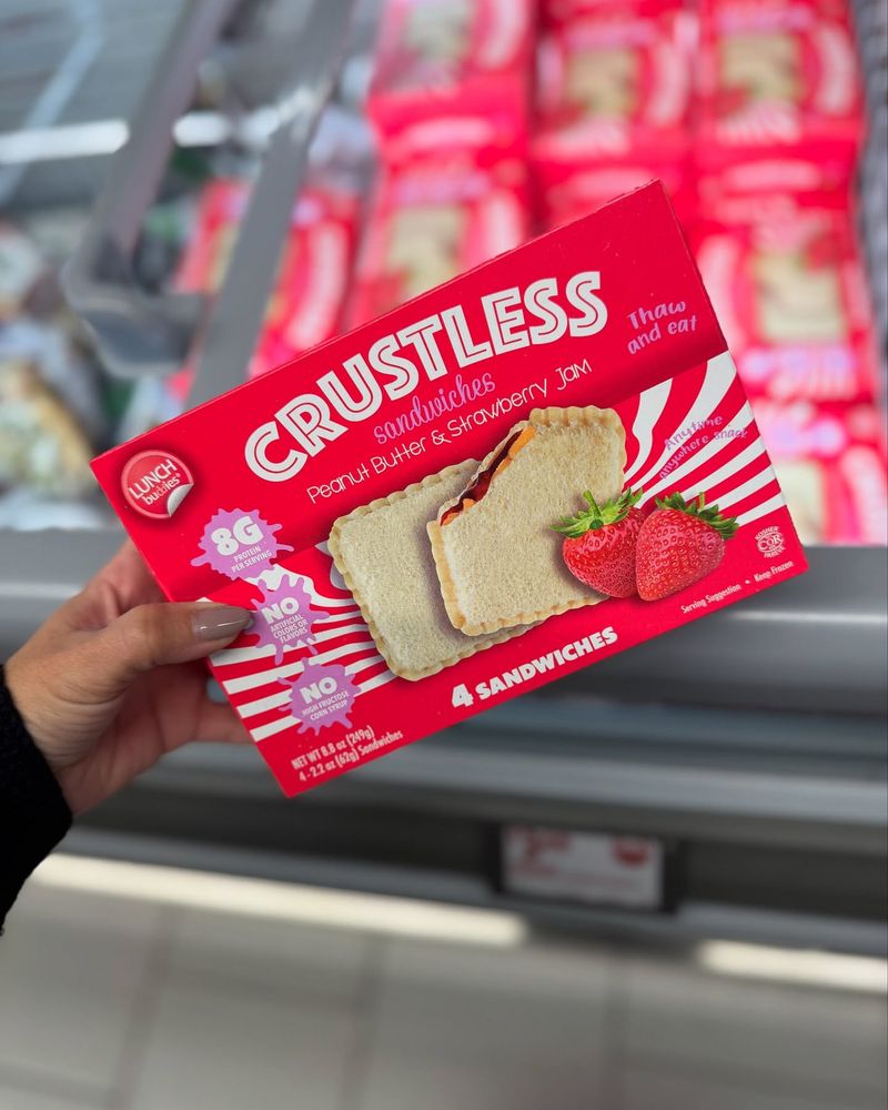 Lunch Buddies Crustless Peanut Butter & Strawberry Jam Sandwiches