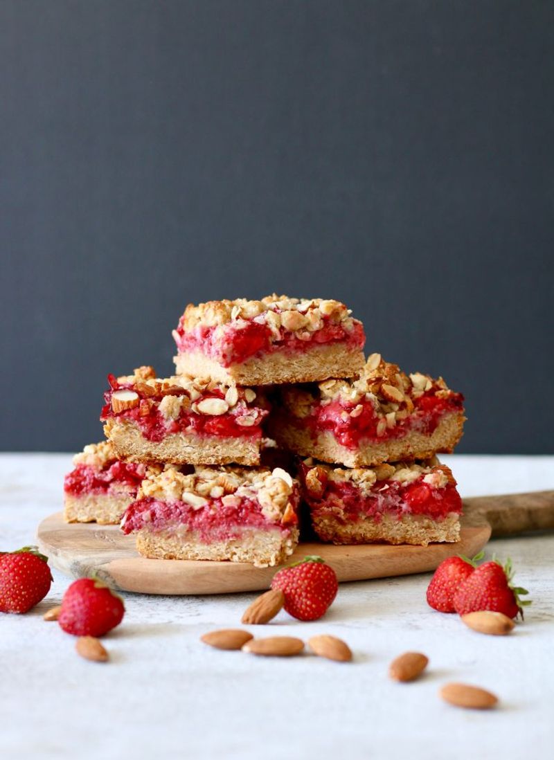 Strawberry Almond Bars